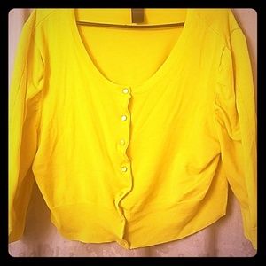 Used half sweater sunshine yellow